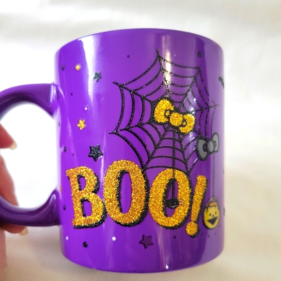 Hello Kitty Halloween Mug. Super Cute HK in Costume Mug & Glitter Detail Boo - Picture 10 of 12